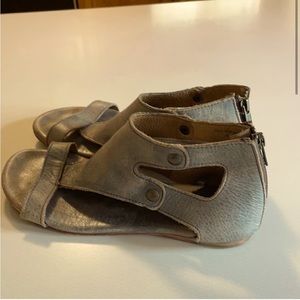 Bed Stu Soto Sandals distressed Taupe/Grey 7.5